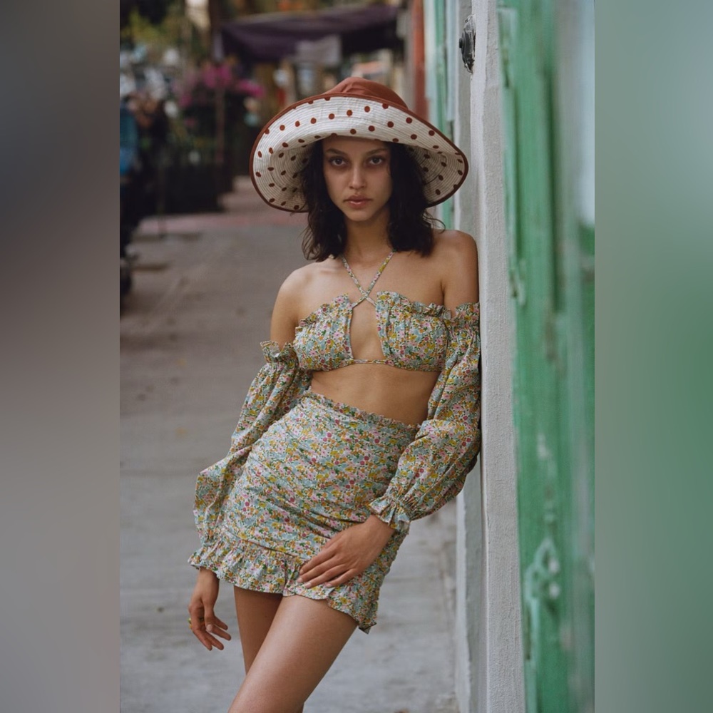 Raleigh Mini Skirt - For Love & Lemons 💙🍋